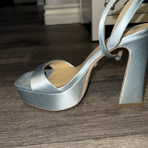 Caia Platform Sandal with Heart-Shaped Buckle - Picture 4 of 6